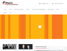 Tablet Screenshot of florin.de